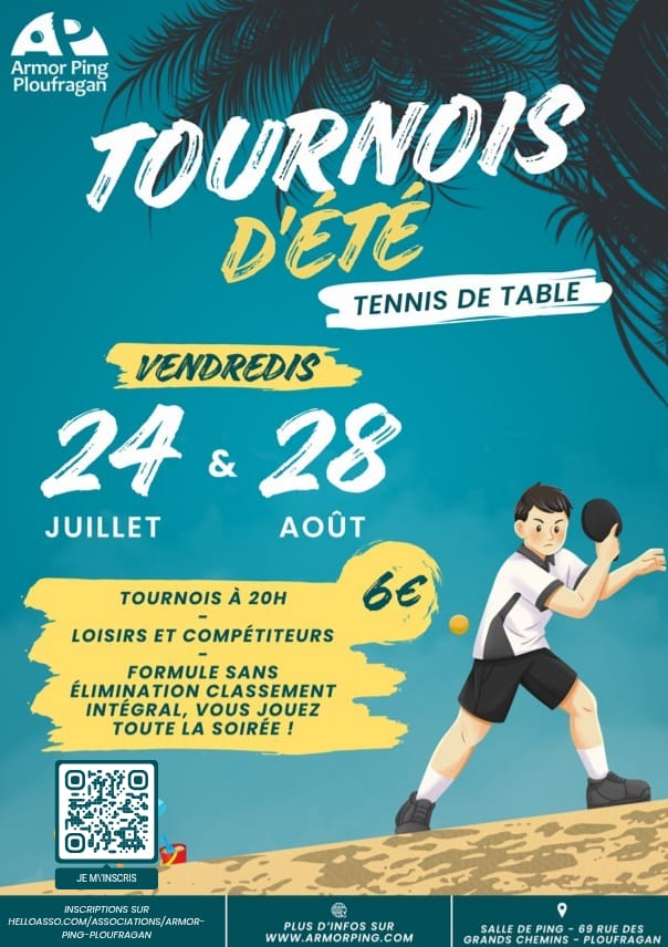 Affiche Armorpingploufragan Tournoi Ete 2026